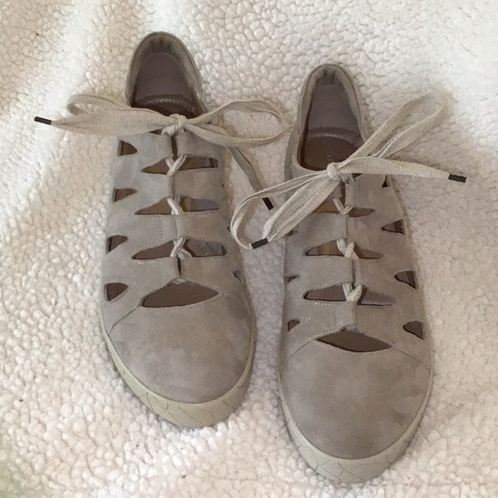 NWT Beautifeel Sz 41 Cava Tahini Suede